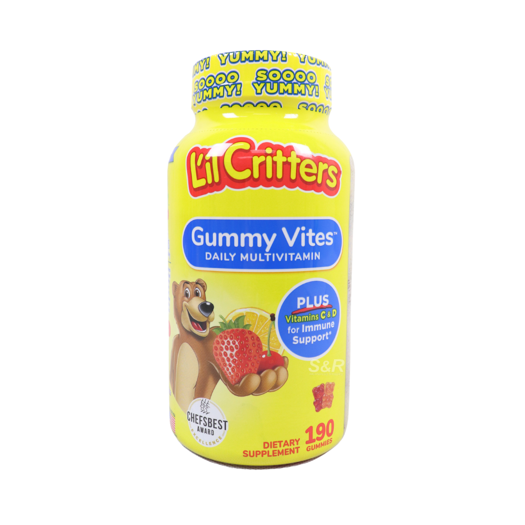 L'il Critters Gummy Vites Daily Multivitamin 190 gummies